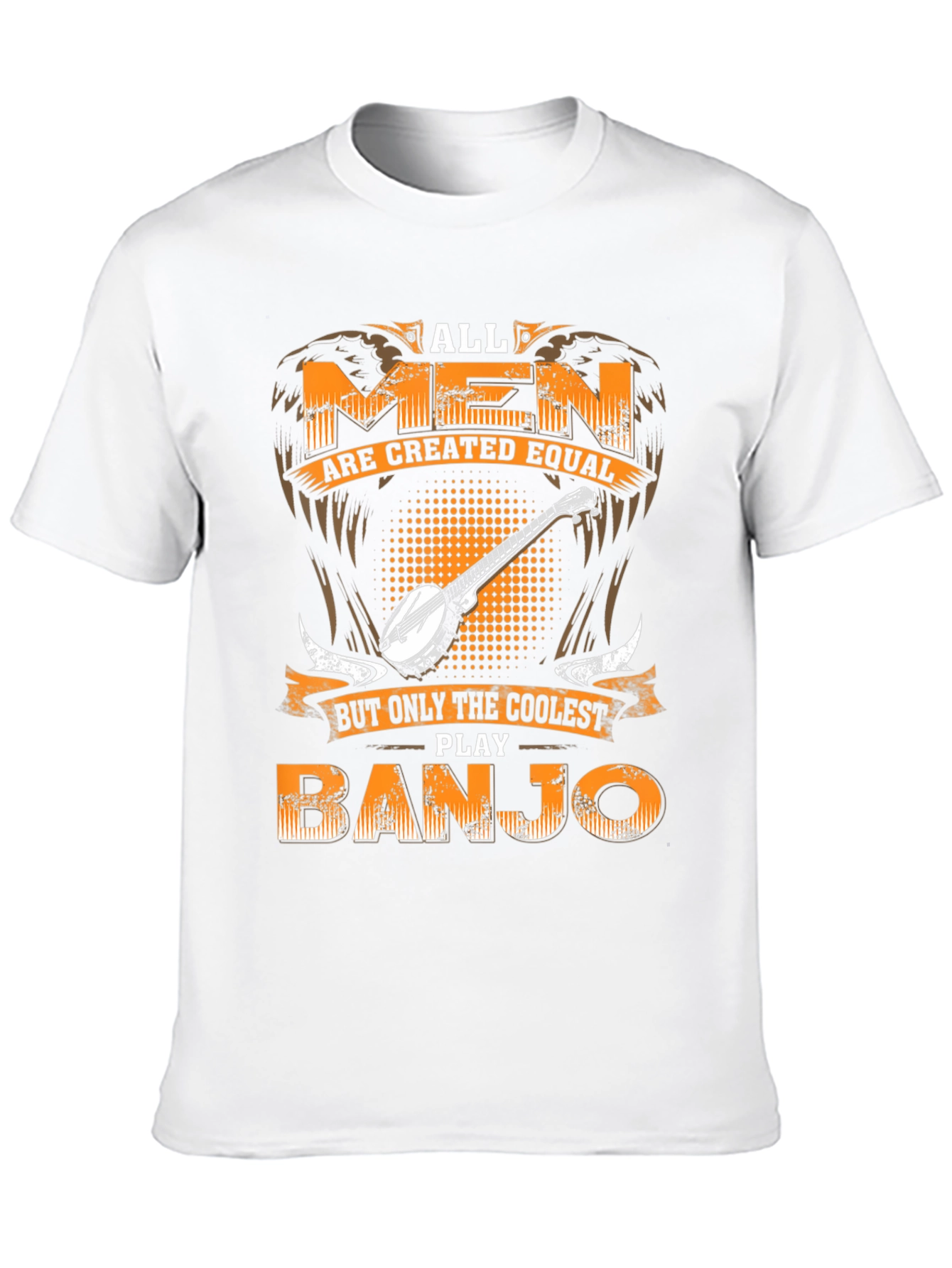 Coolest Banjo Player Black T-Shirt