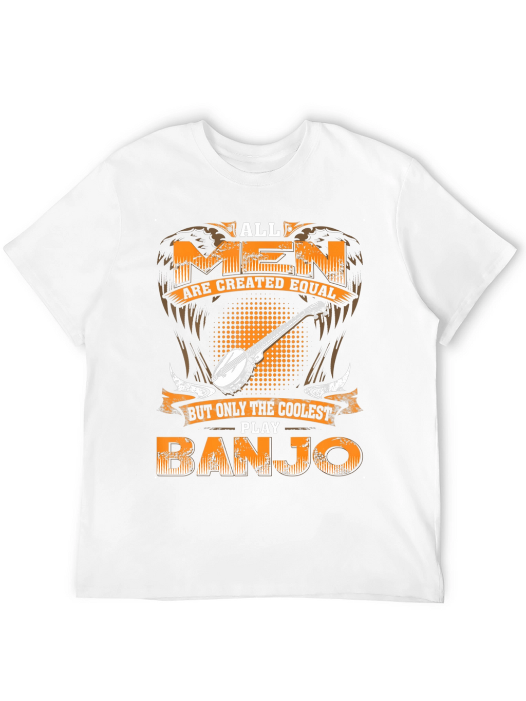 Coolest Banjo Player Black T-Shirt