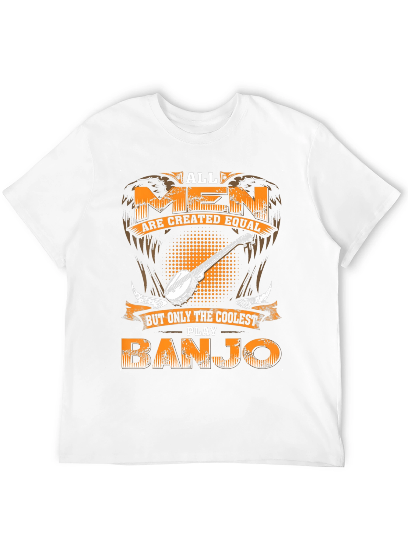 Coolest Banjo Player Black T-Shirt
