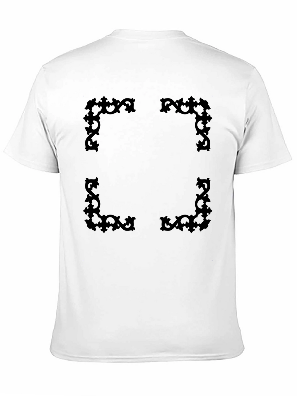 Elegant Framed Black T-Shirt