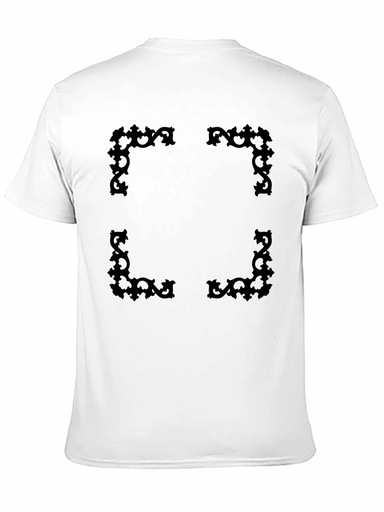 Elegant Framed Black T-Shirt