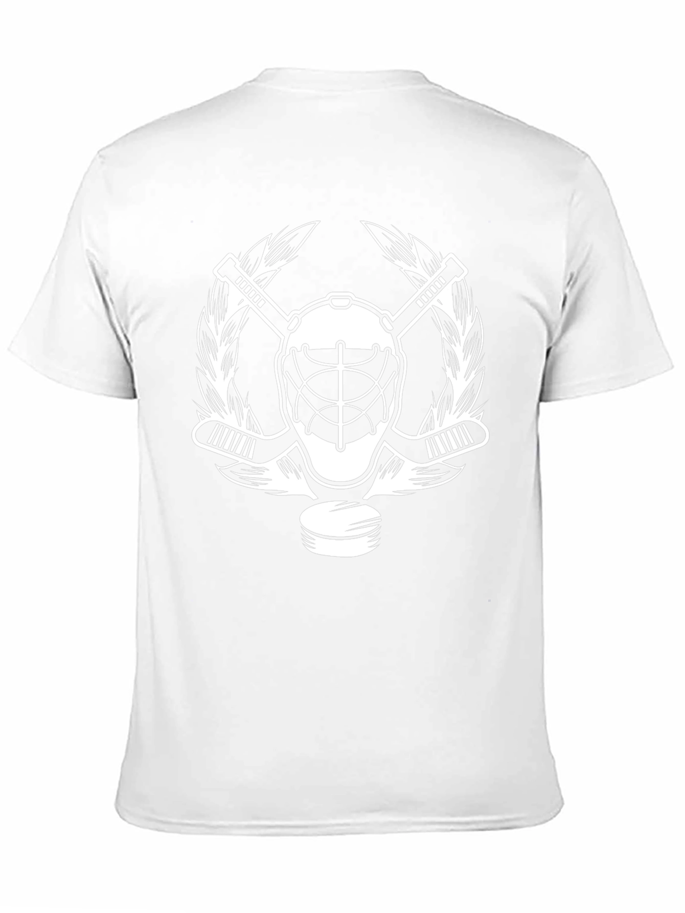 Hockey Goalie Mask T-Shirt - Sporty Black Tee