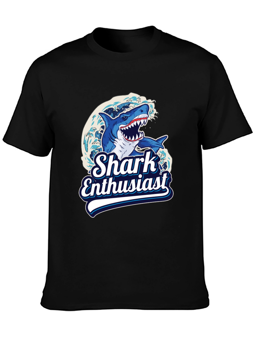 Shark Enthusiast Graphic T-Shirt