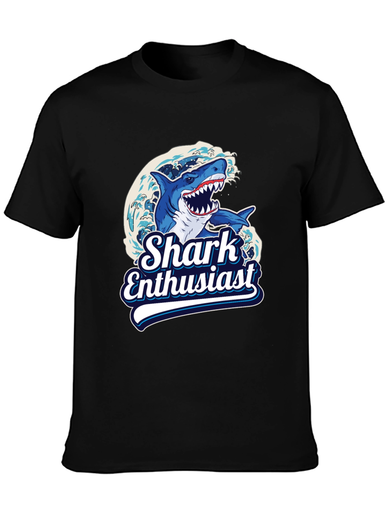 Shark Enthusiast Graphic T-Shirt