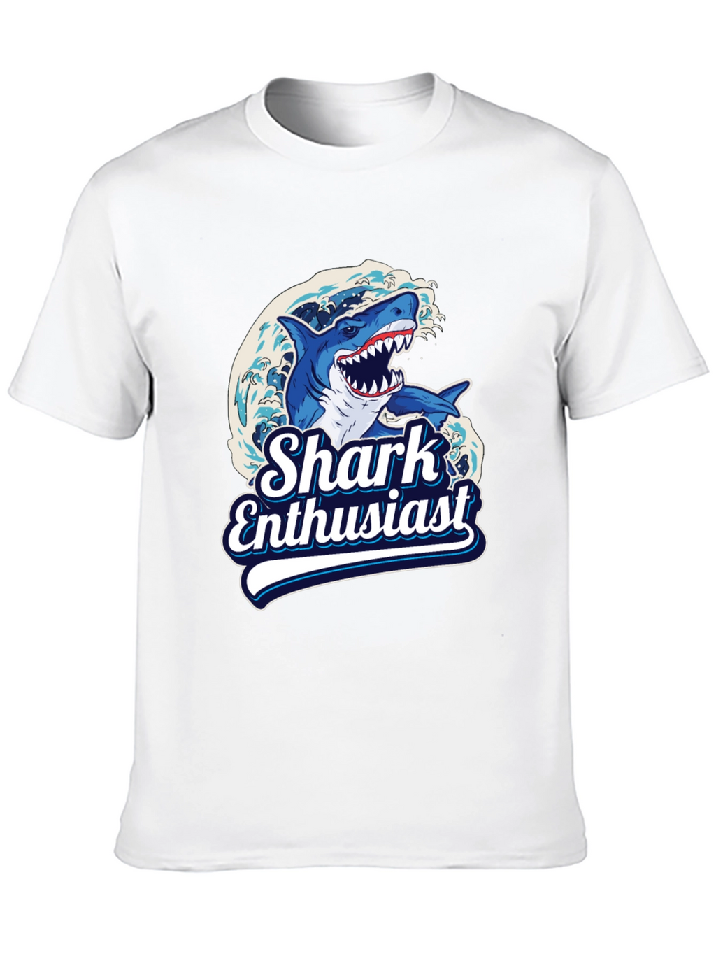 Shark Enthusiast Graphic T-Shirt