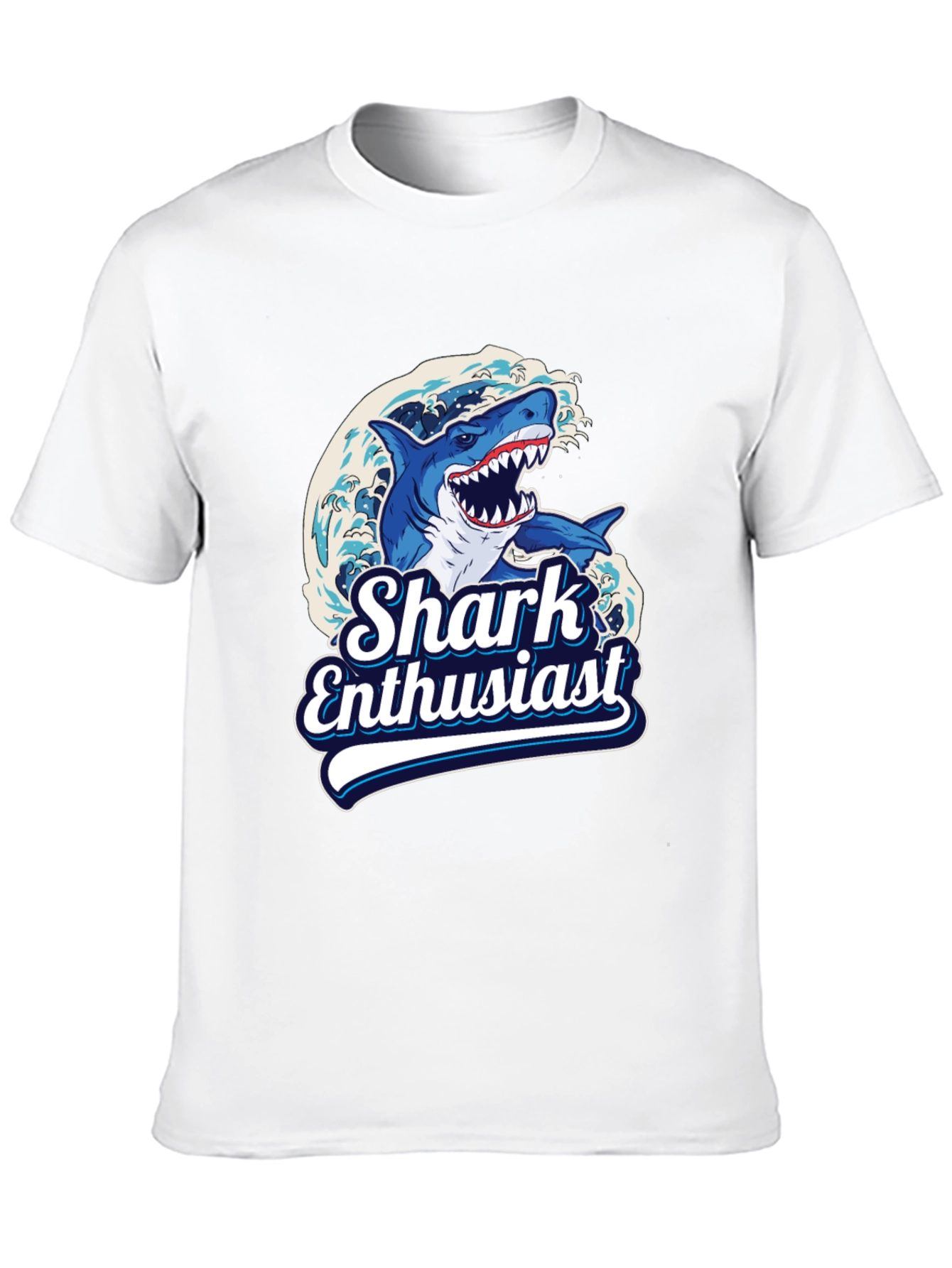 Shark Enthusiast Graphic T-Shirt