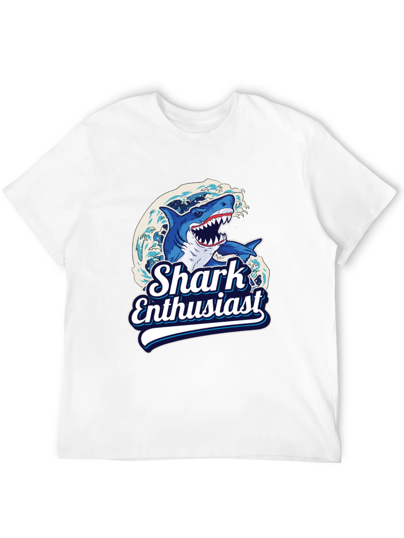 Shark Enthusiast Graphic T-Shirt