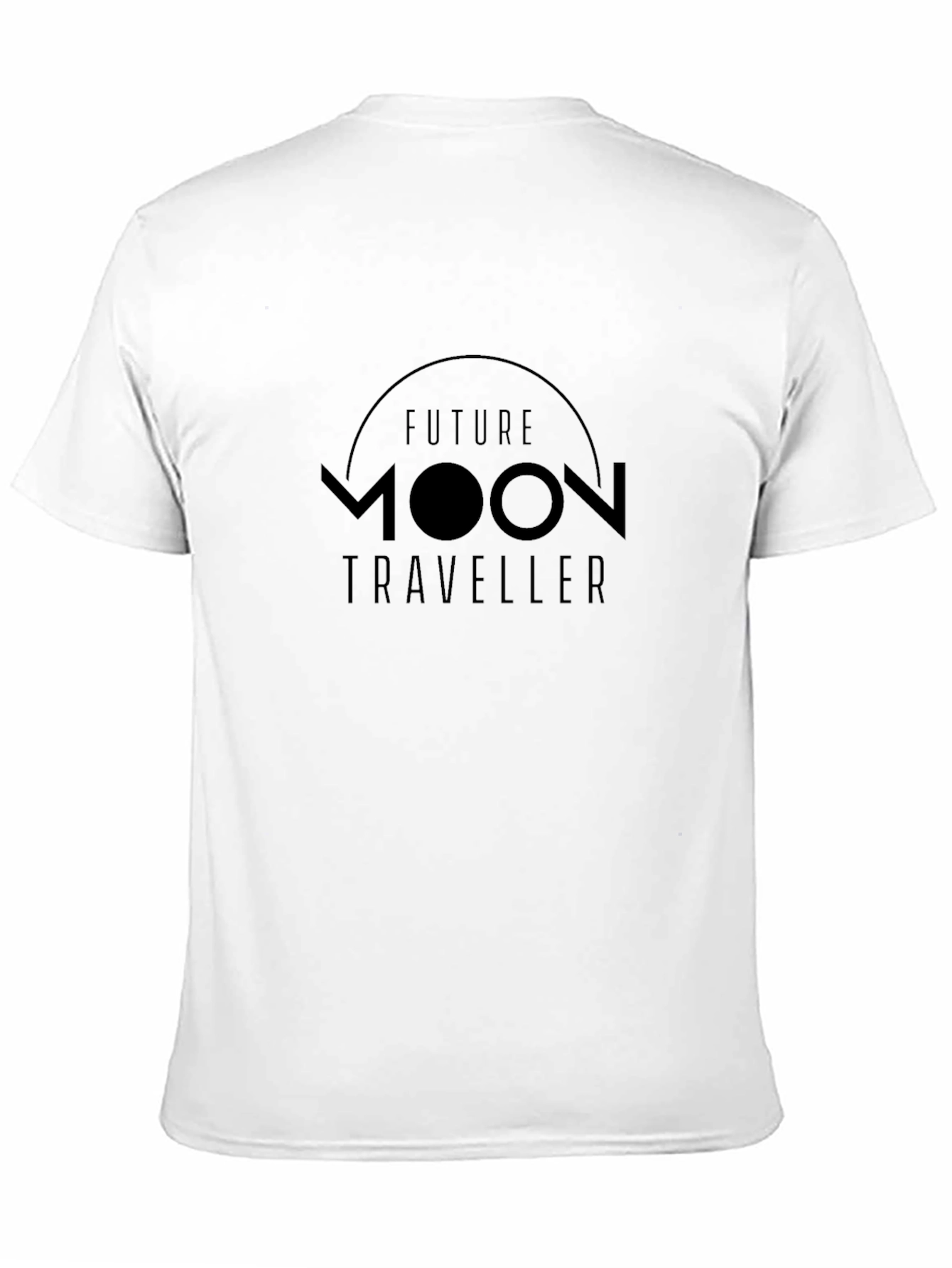 Future Moon Traveller Black T-Shirt