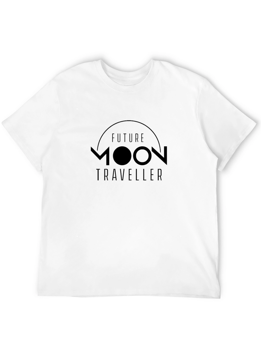 Future Moon Traveller Black T-Shirt