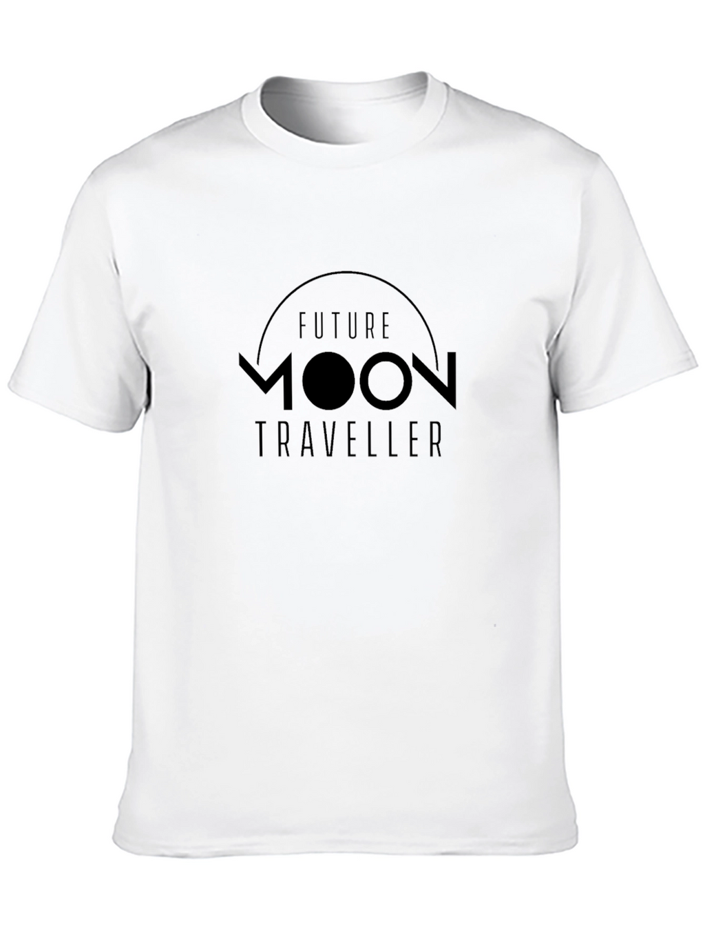 Future Moon Traveller Black T-Shirt