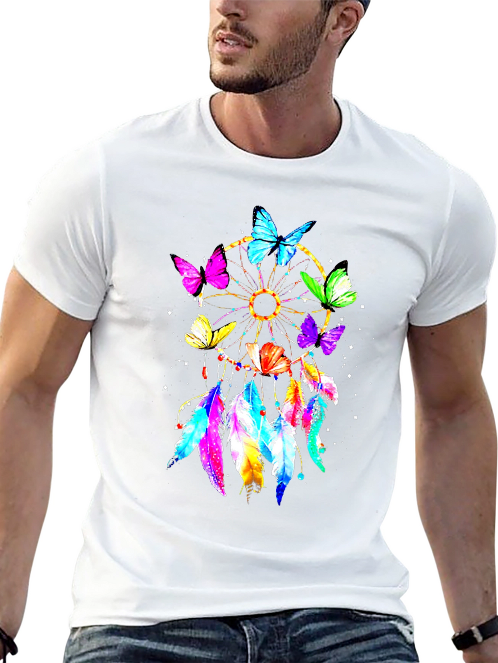 Butterfly Dreamcatcher Graphic Tee