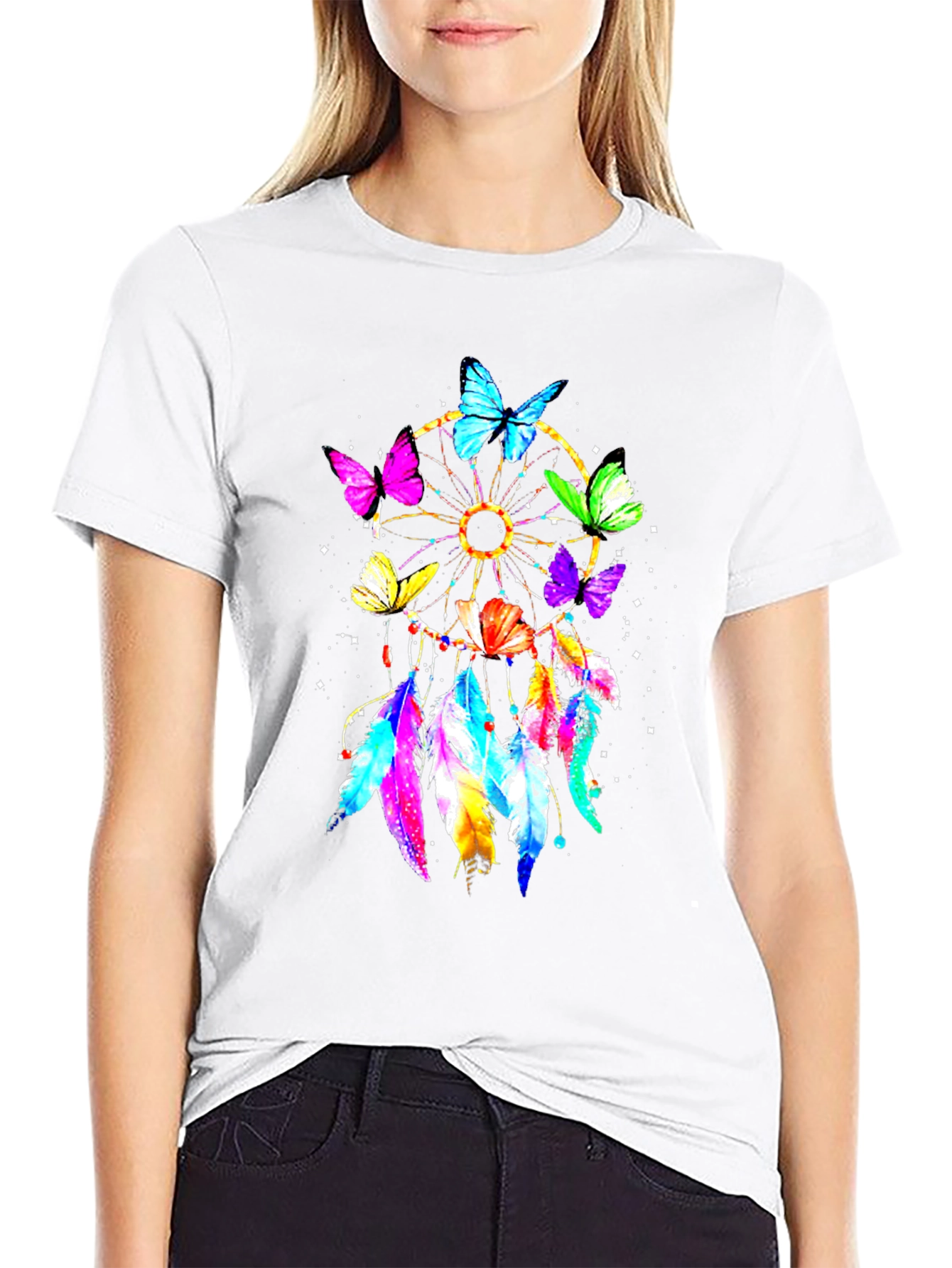 Butterfly Dreamcatcher Graphic Tee