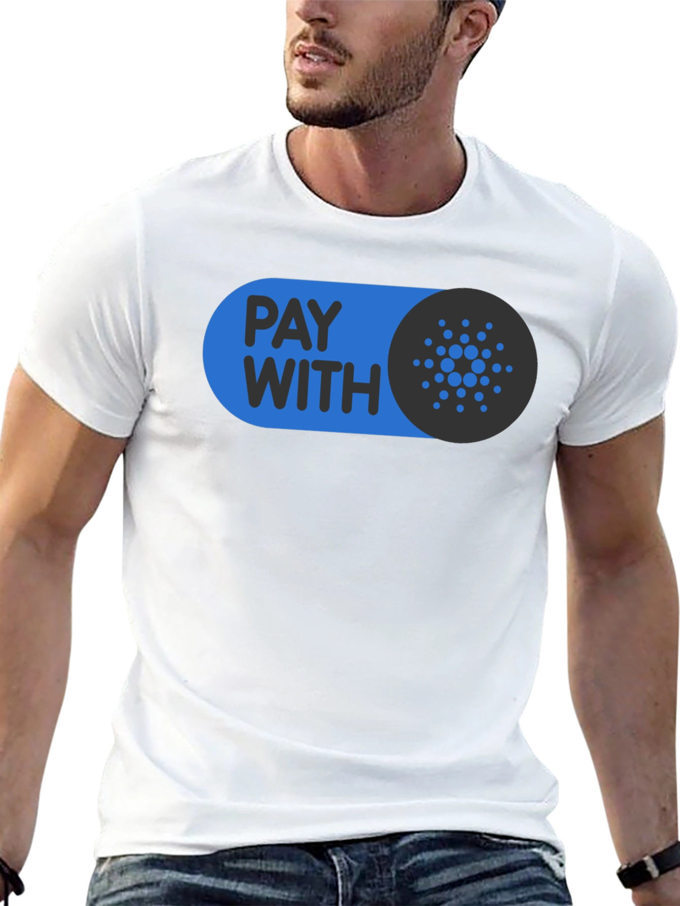 Pay With Cardano Black T-Shirt