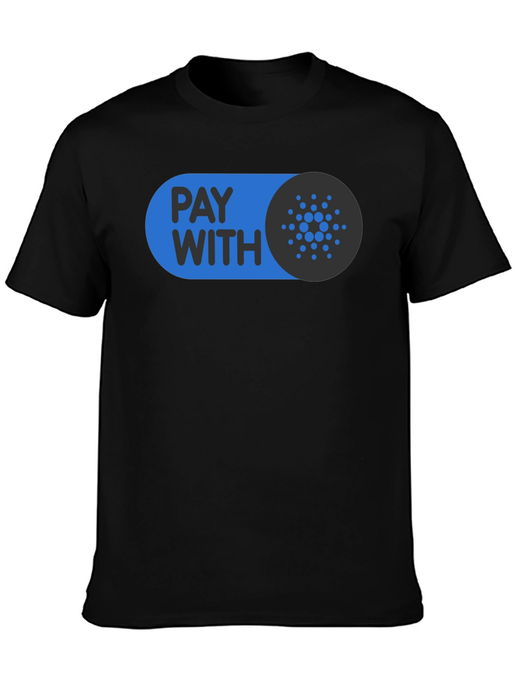 Pay With Cardano Black T-Shirt
