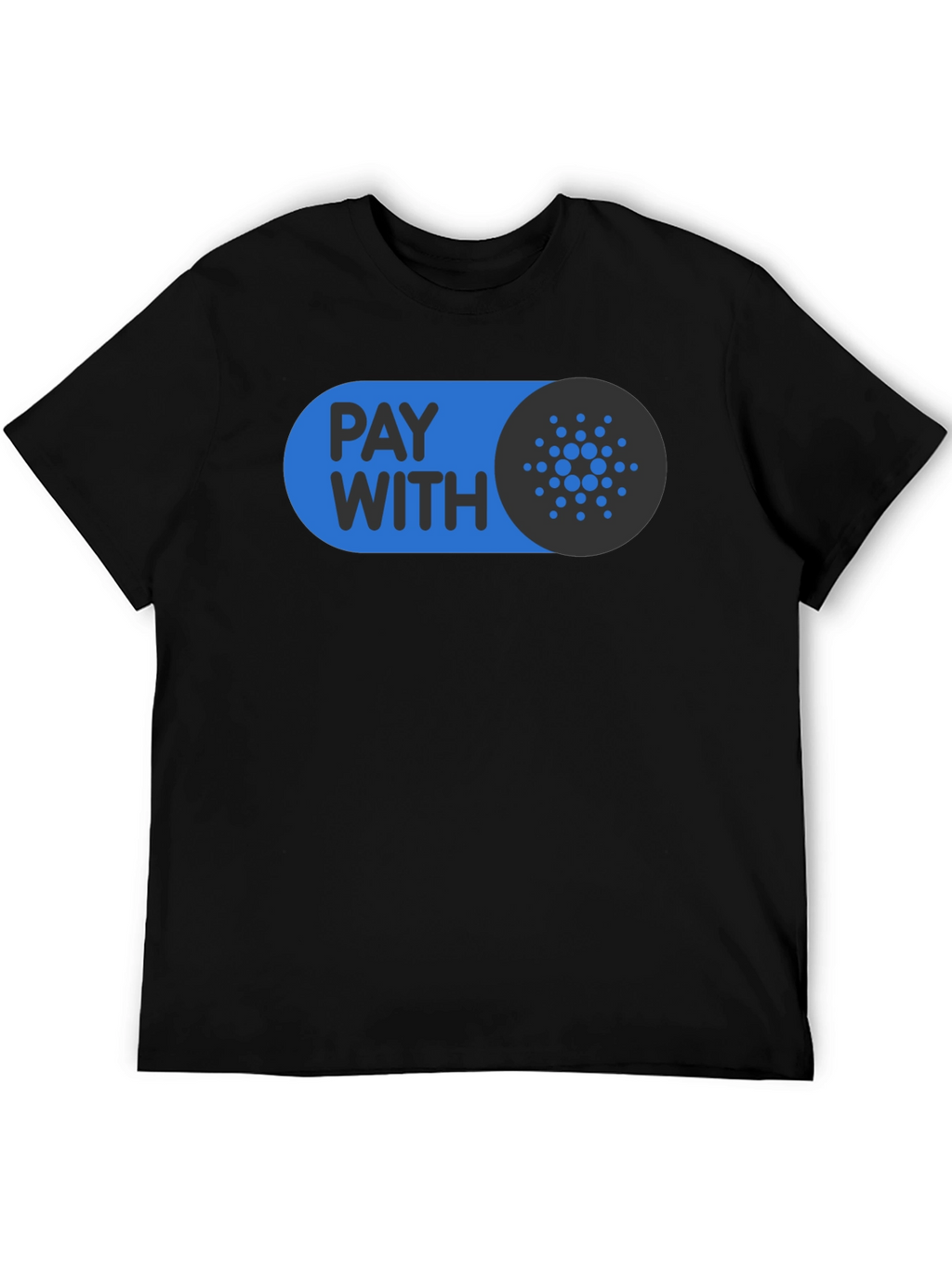 Pay With Cardano Black T-Shirt