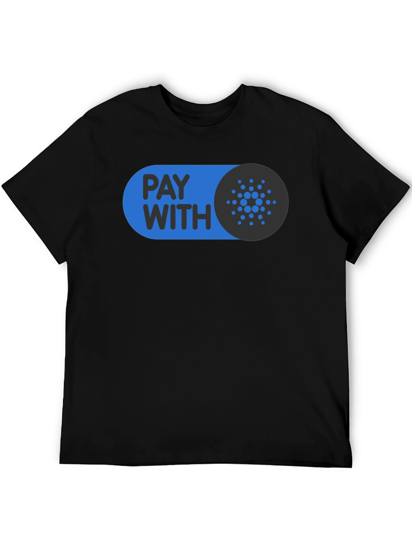 Pay With Cardano Black T-Shirt