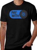 Pay With Cardano Black T-Shirt