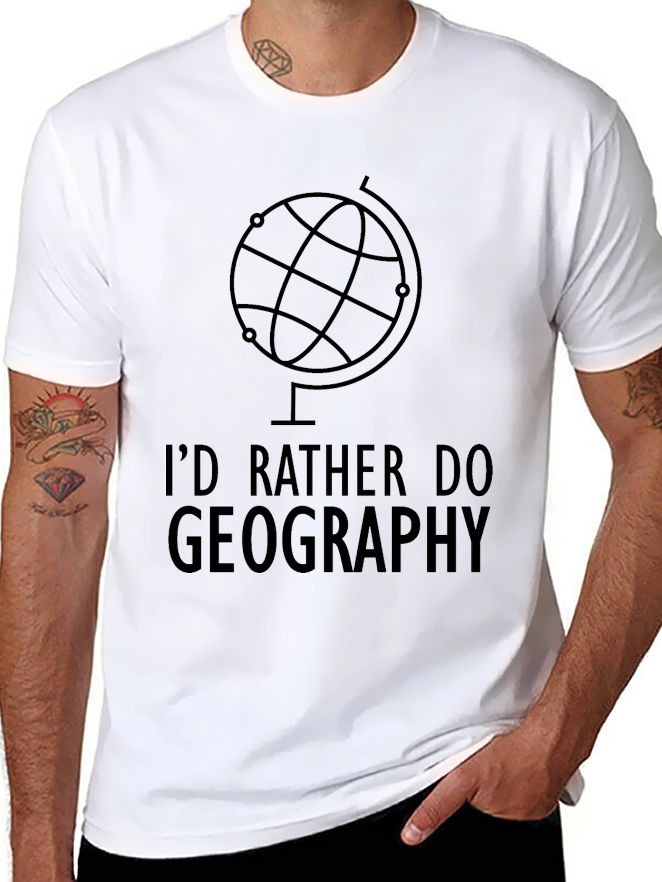 Geography Tee - Id Rather Do Geography