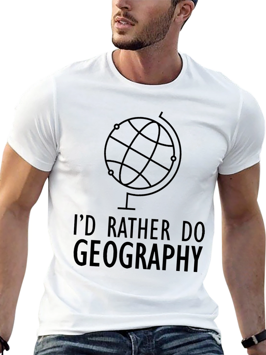 Geography Tee - Id Rather Do Geography