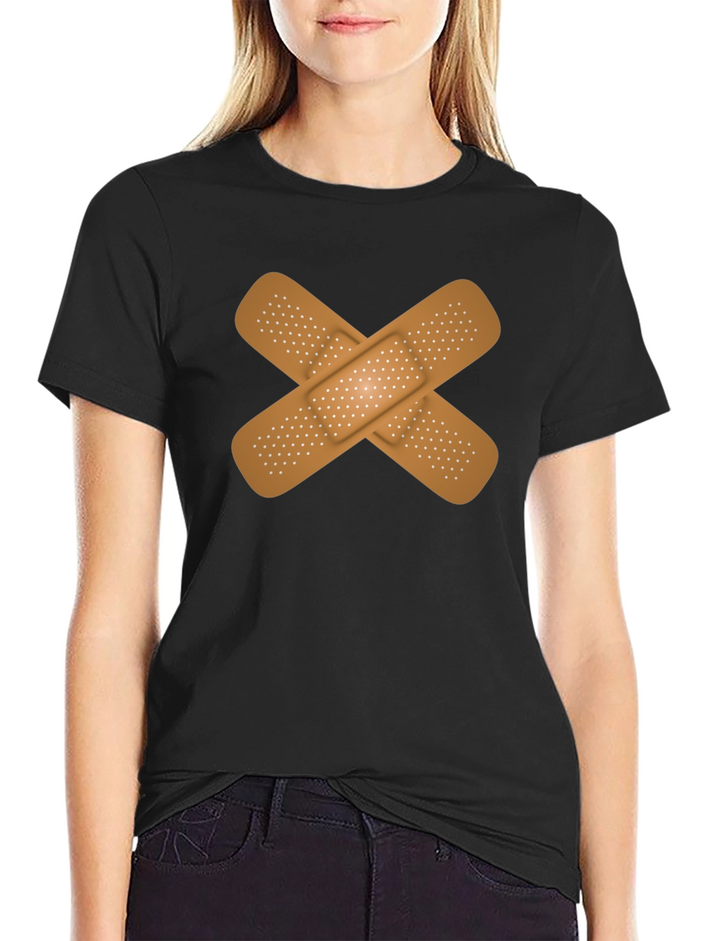 Cross Bandage Graphic Tee - Comfort Fit
