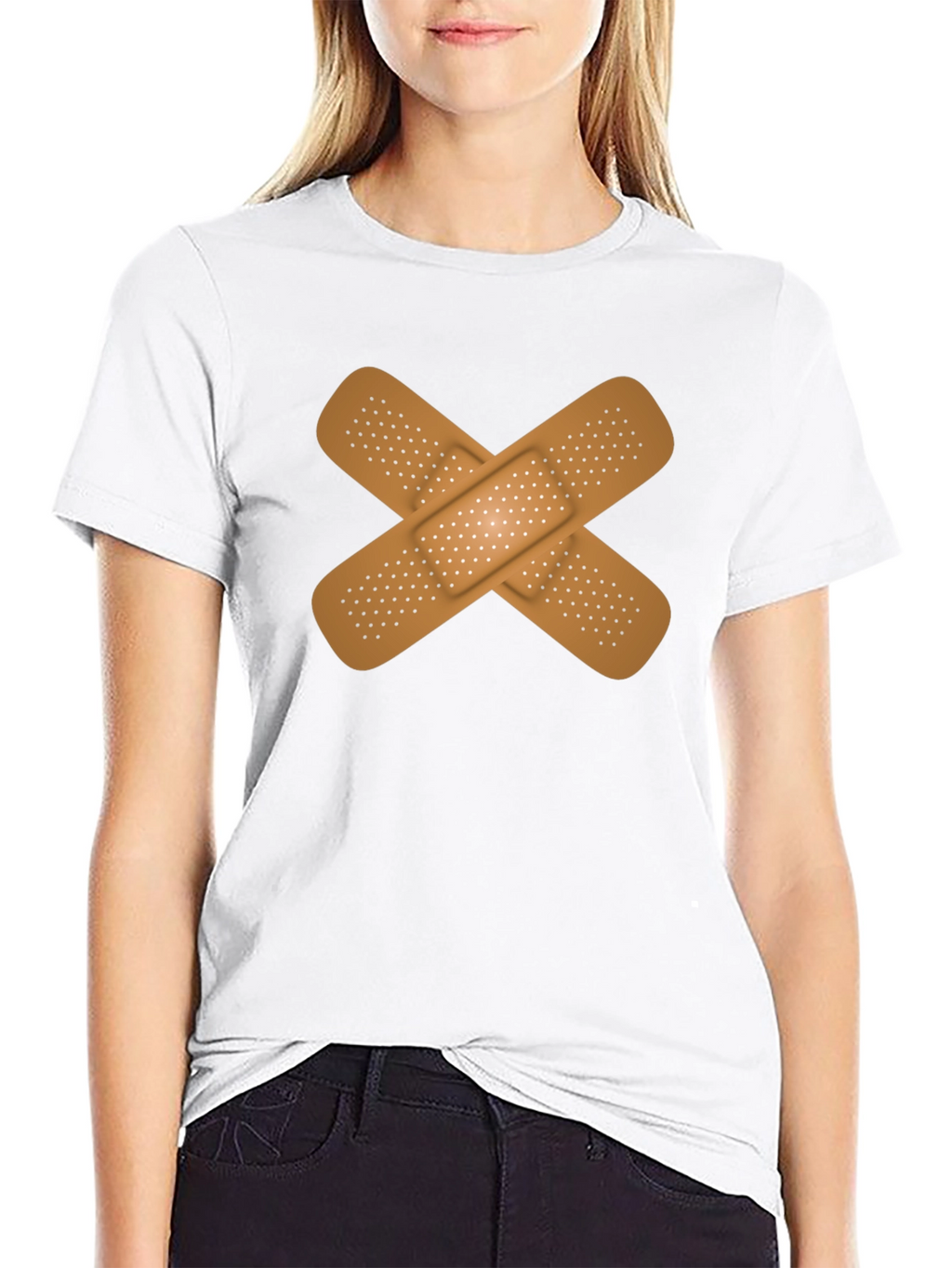 Cross Bandage Graphic Tee - Comfort Fit