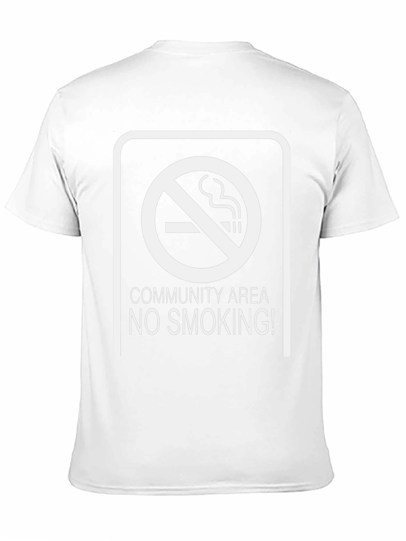 No Smoking Area Graphic Tee