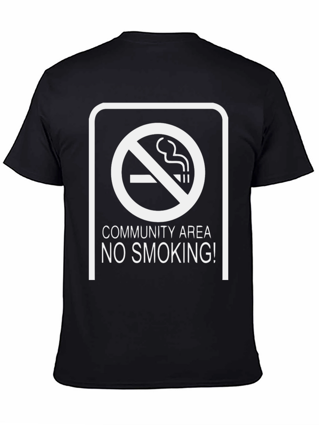 No Smoking Area Graphic Tee