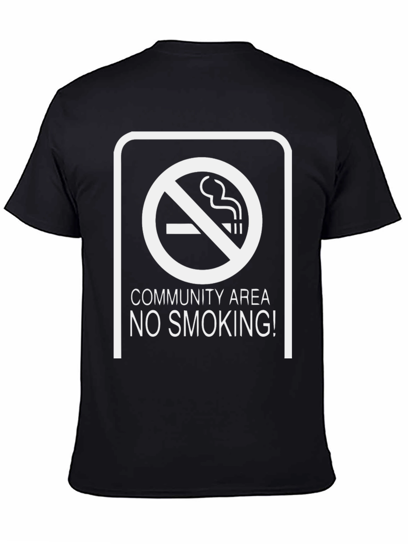 No Smoking Area Graphic Tee