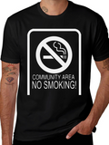 No Smoking Area Graphic Tee