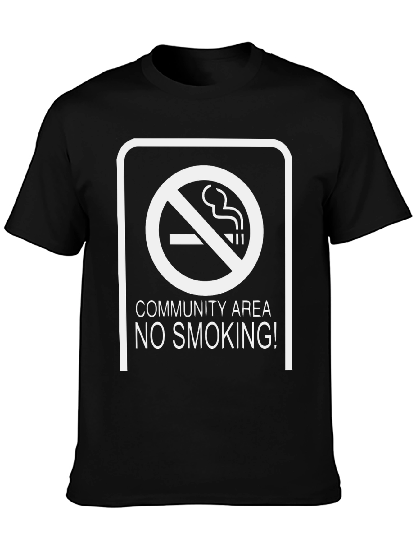 No Smoking Area Graphic Tee