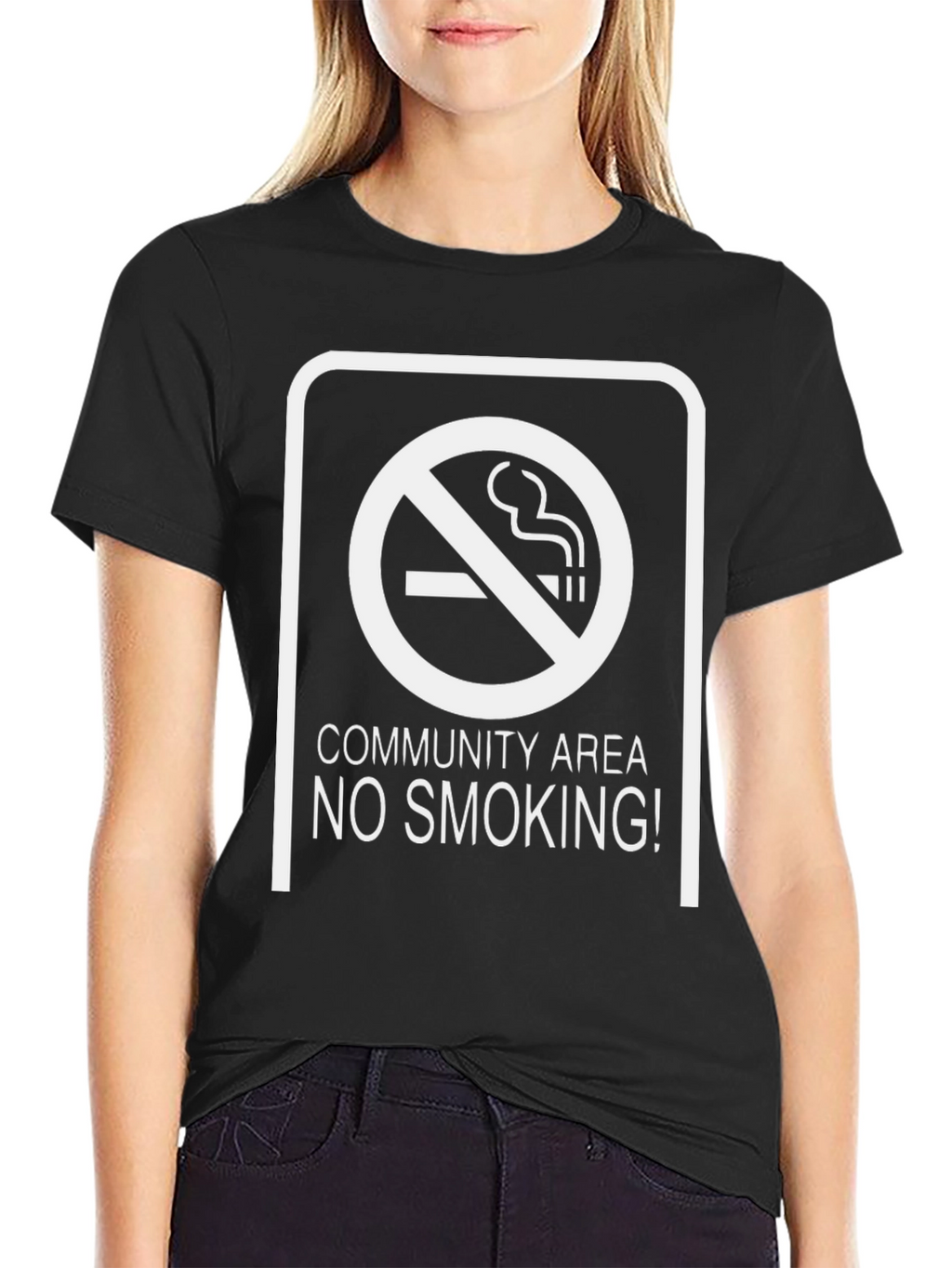 No Smoking Area Graphic Tee