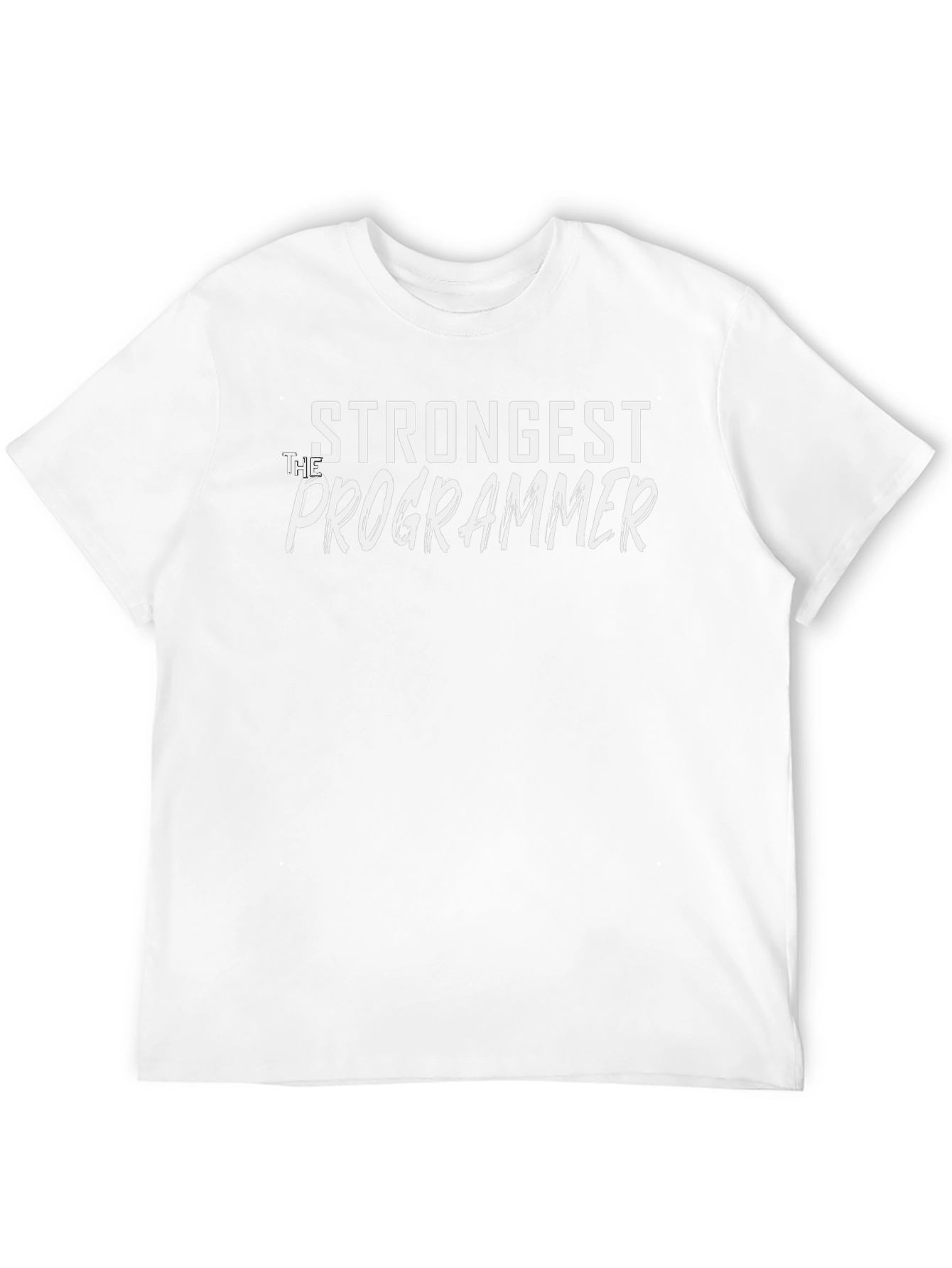 Strongest Programmer Graphic Tee - Black