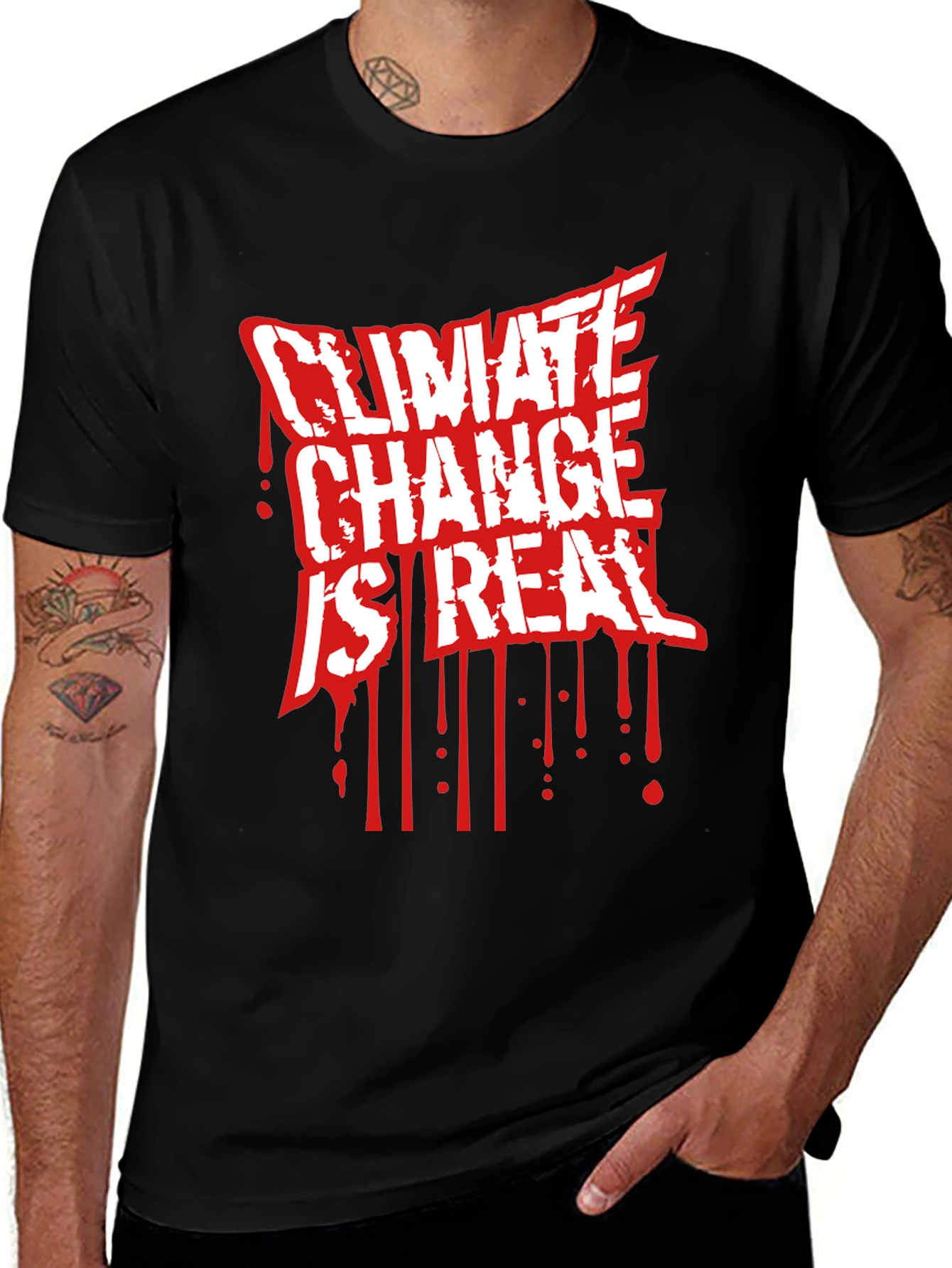Climate Change Is Real Graphic T-Shirt