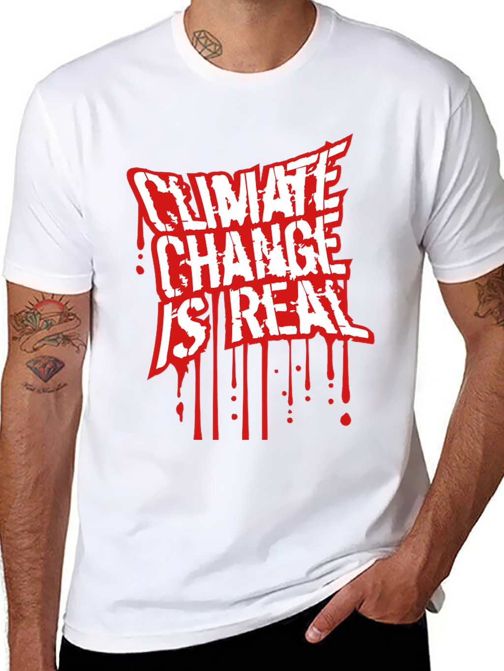 Climate Change Is Real Graphic T-Shirt