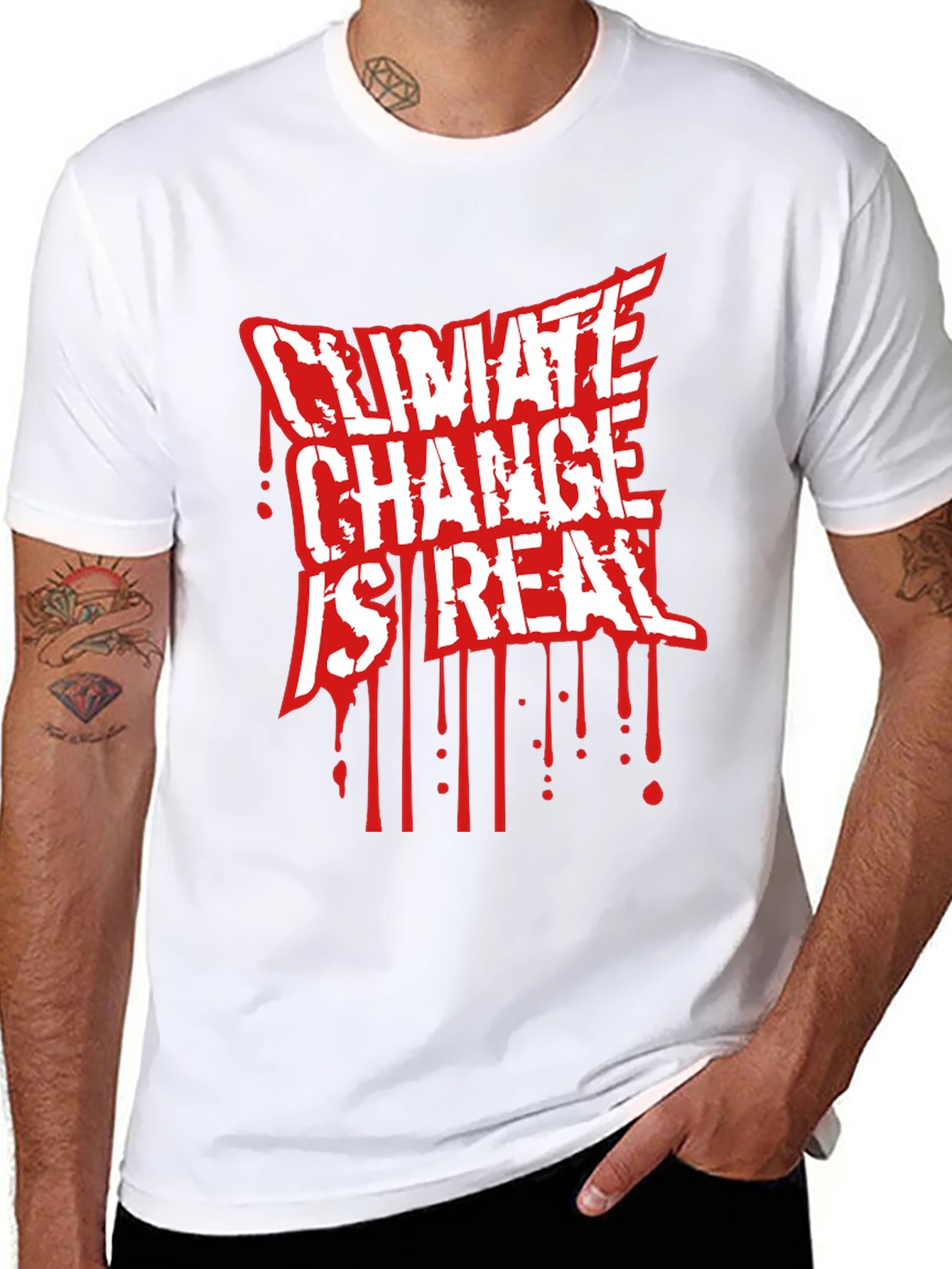 Climate Change Is Real Graphic T-Shirt