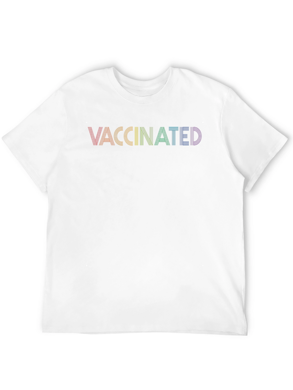 Vaccinated Pride Rainbow T-Shirt