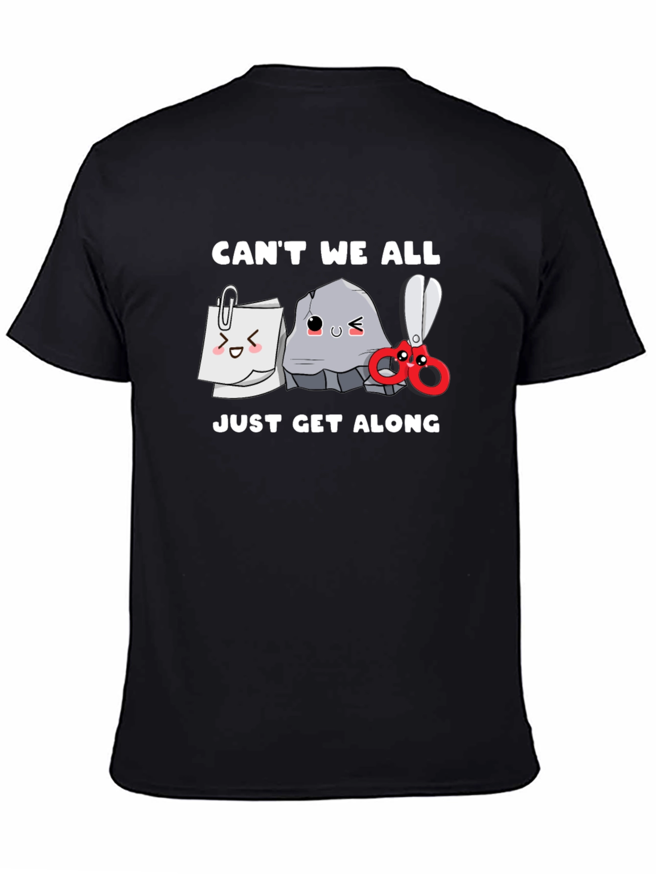 Rock Paper Scissors T-Shirt - Get Along Edition