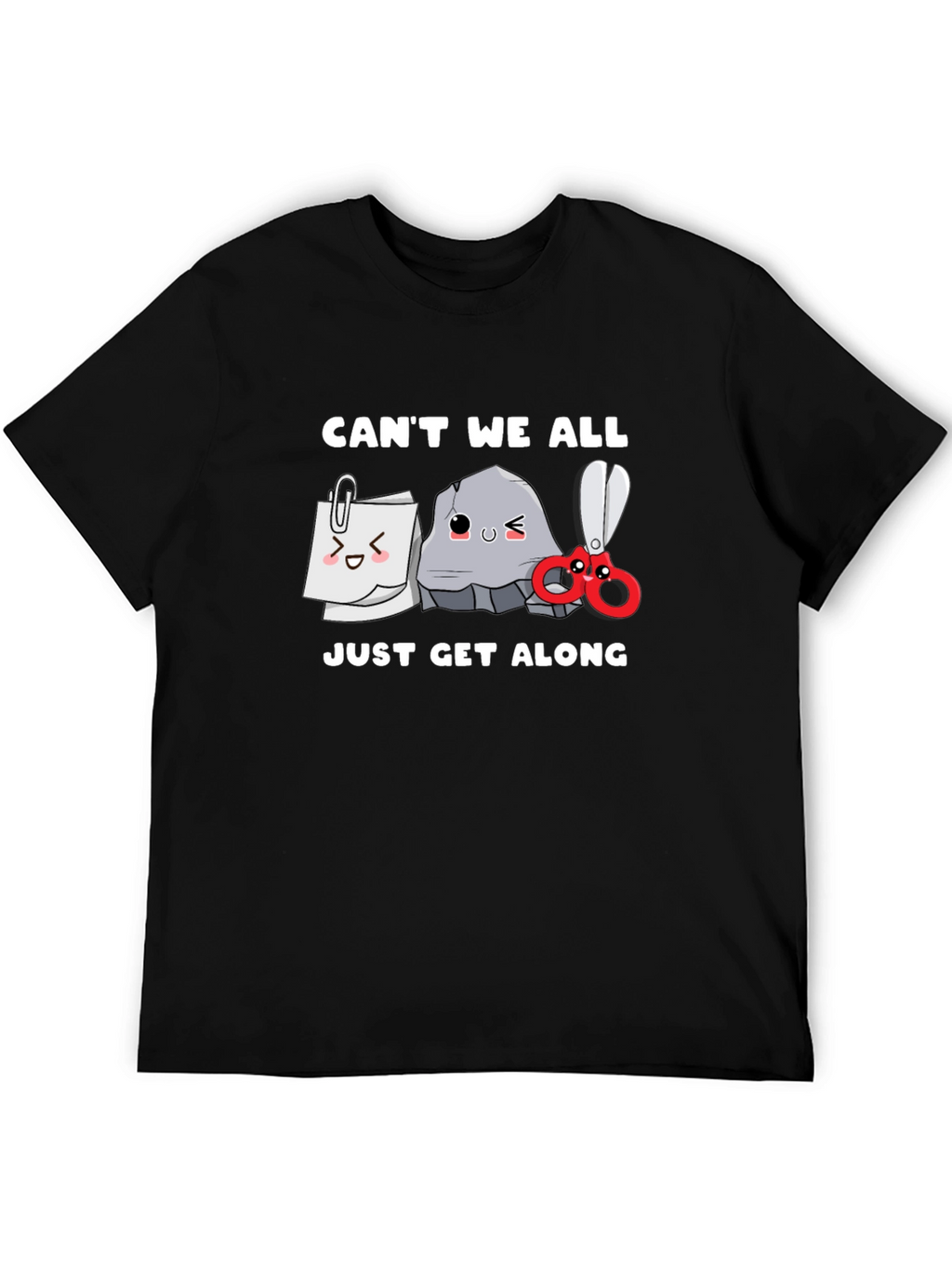 Rock Paper Scissors T-Shirt - Get Along Edition