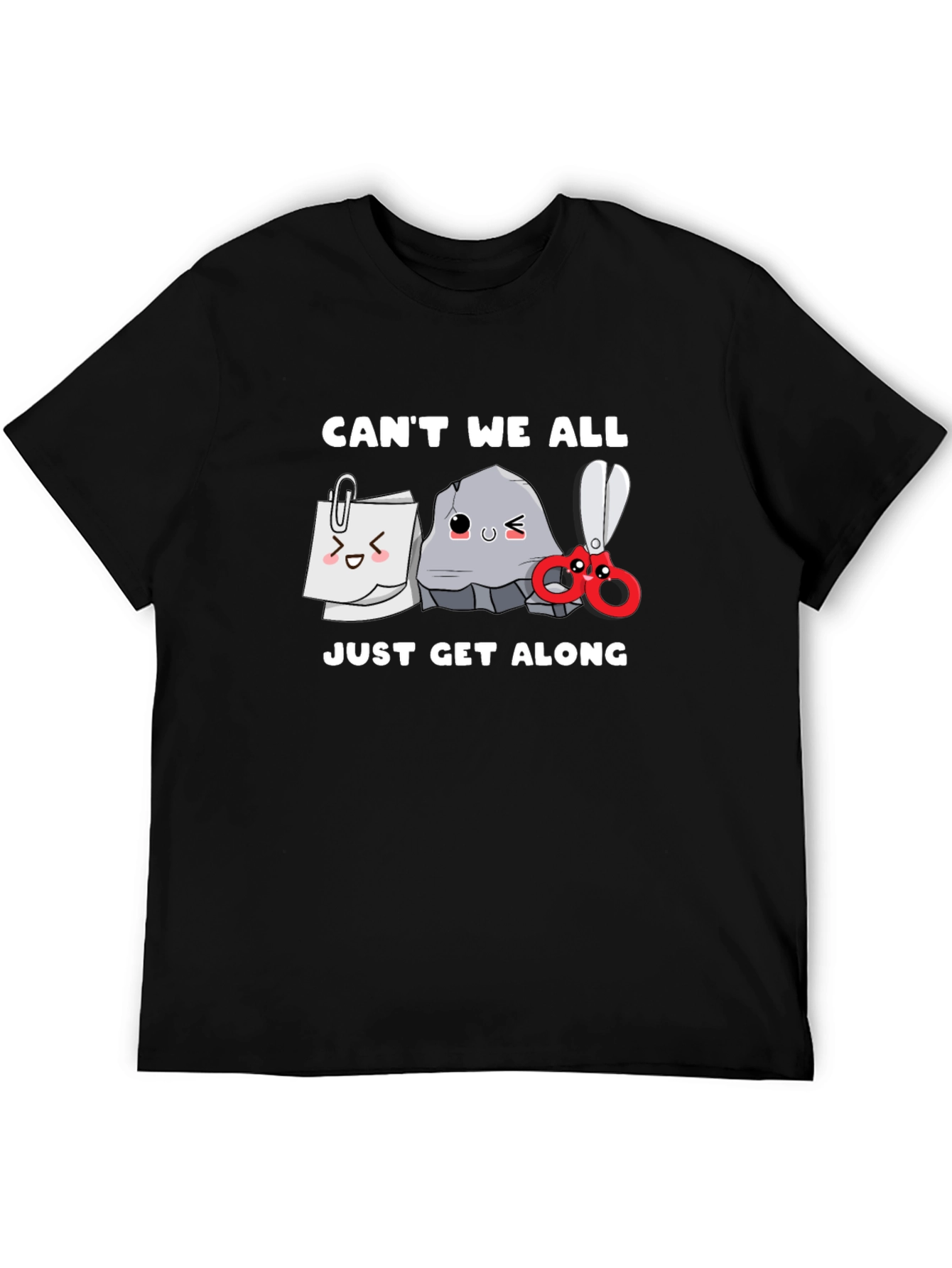 Rock Paper Scissors T-Shirt - Get Along Edition