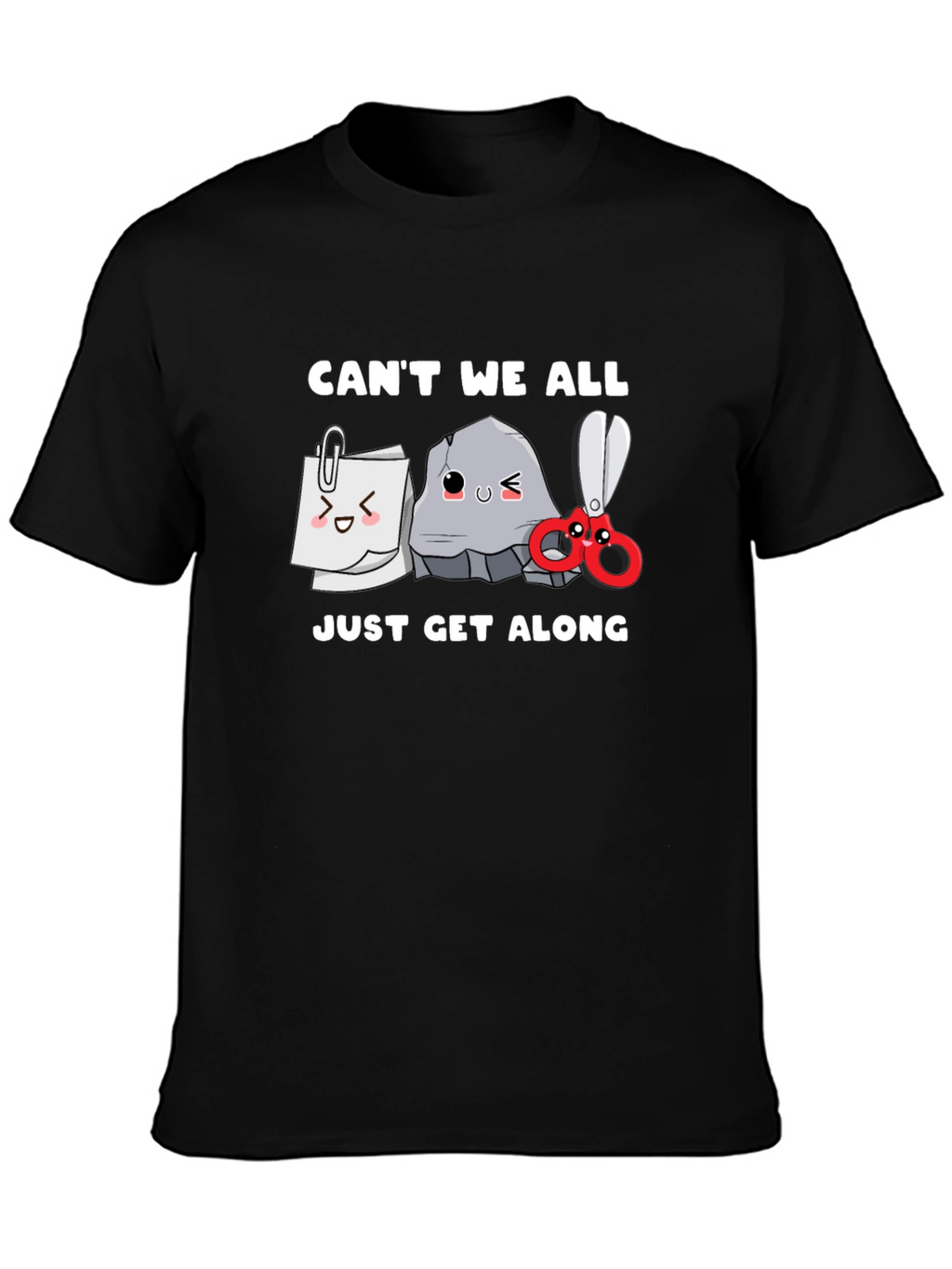 Rock Paper Scissors T-Shirt - Get Along Edition
