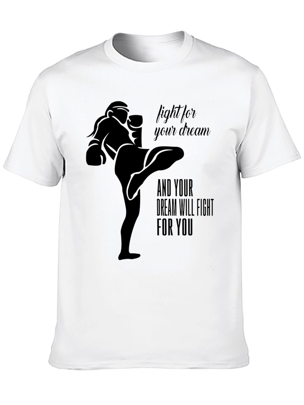 Martial Arts Dream Fight Black T-Shirt