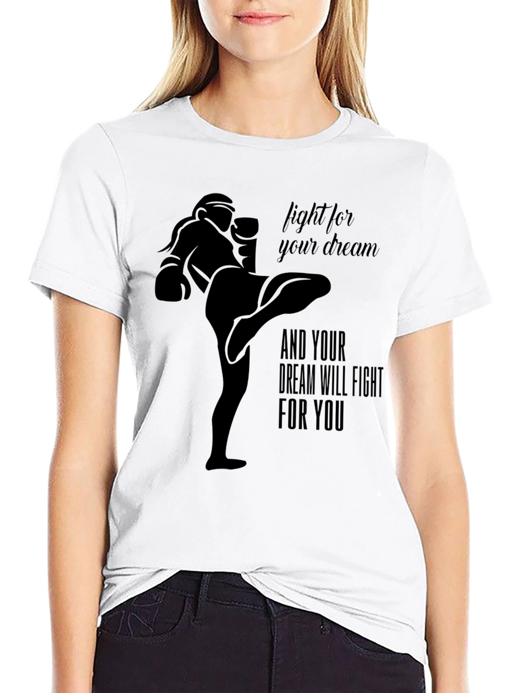 Martial Arts Dream Fight Black T-Shirt