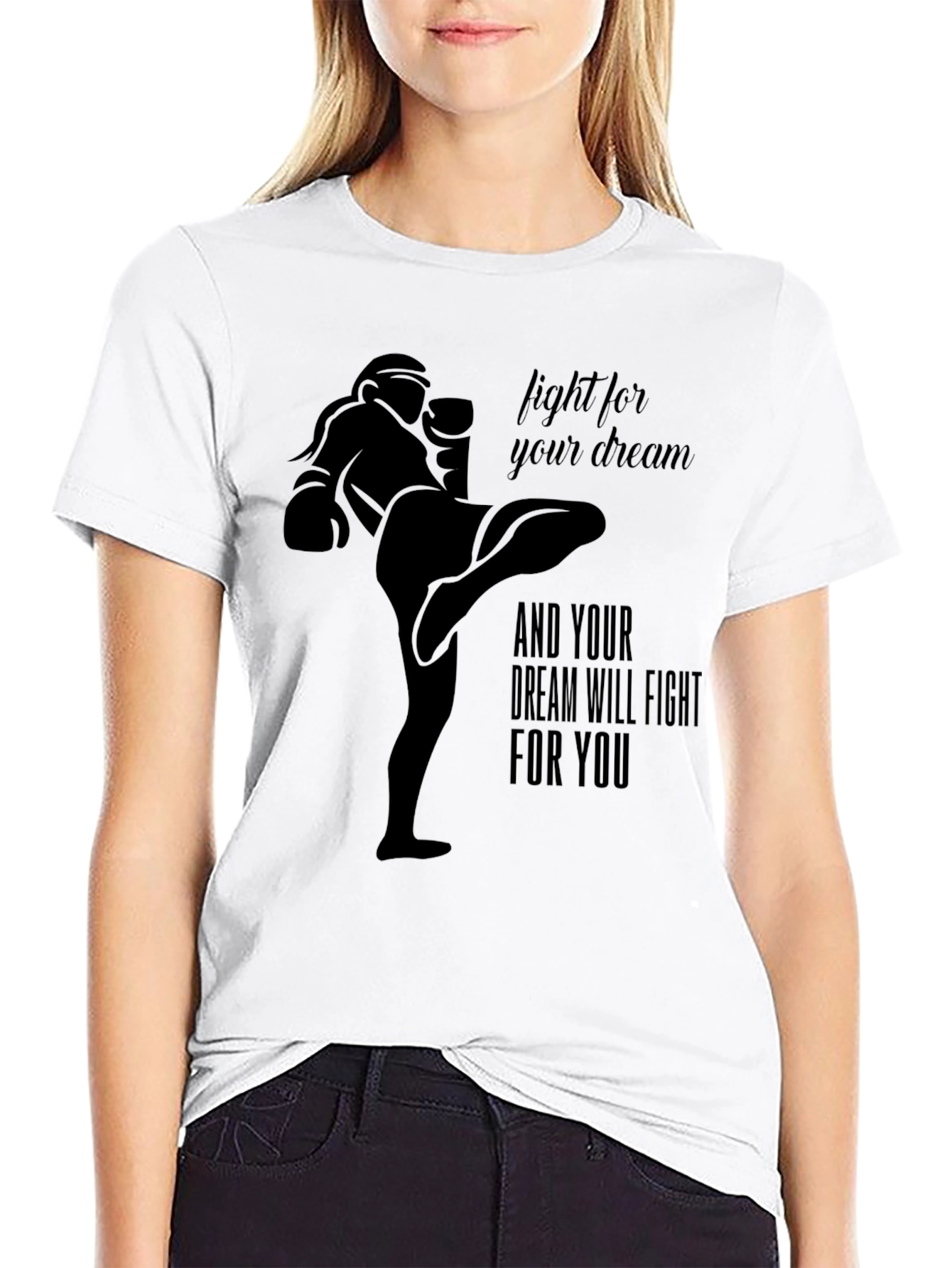 Martial Arts Dream Fight Black T-Shirt