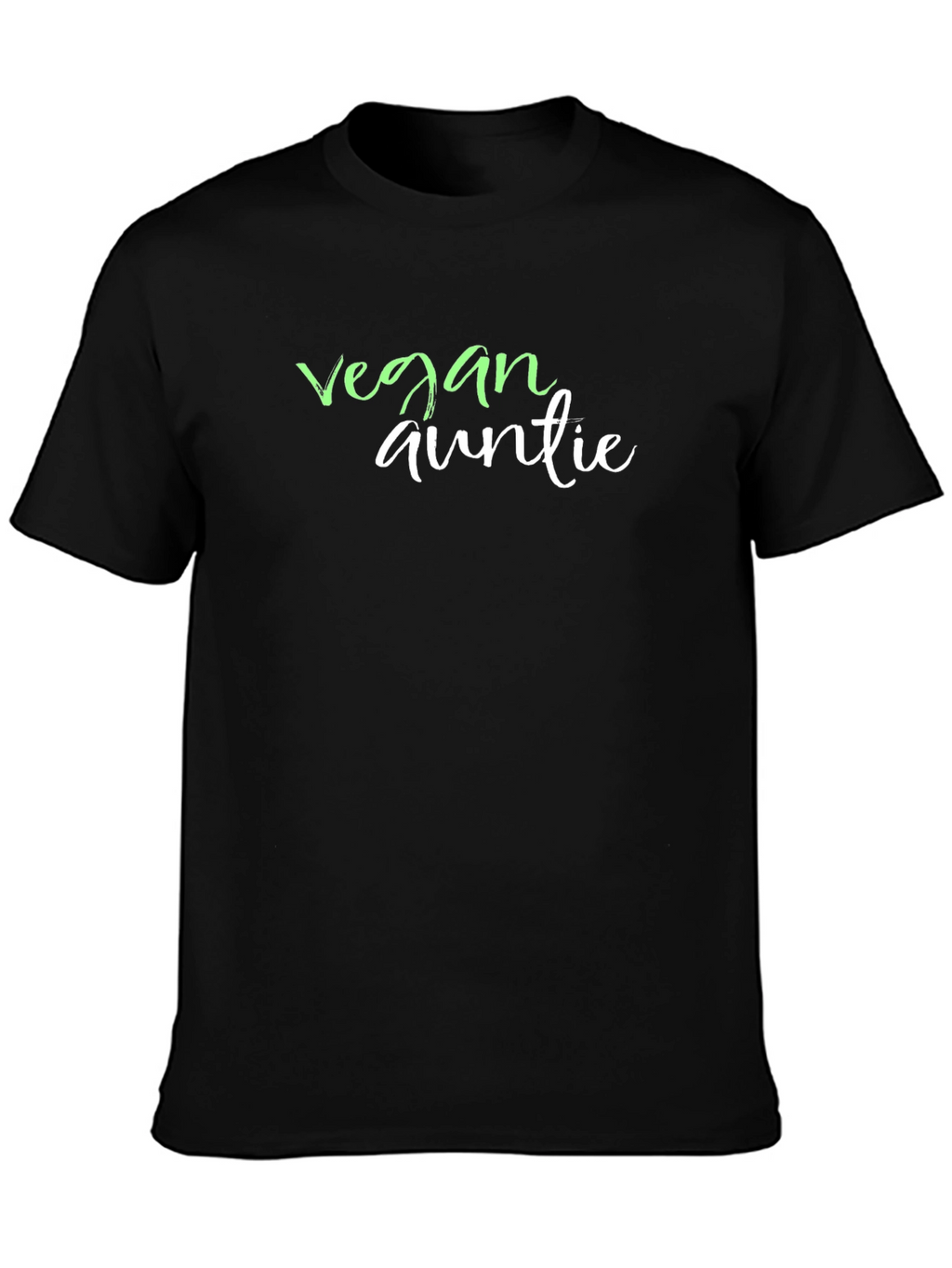 Vegan Auntie T-Shirt - Black