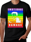 Emotional Damage Rainbow T-Shirt Funny Meme Gift