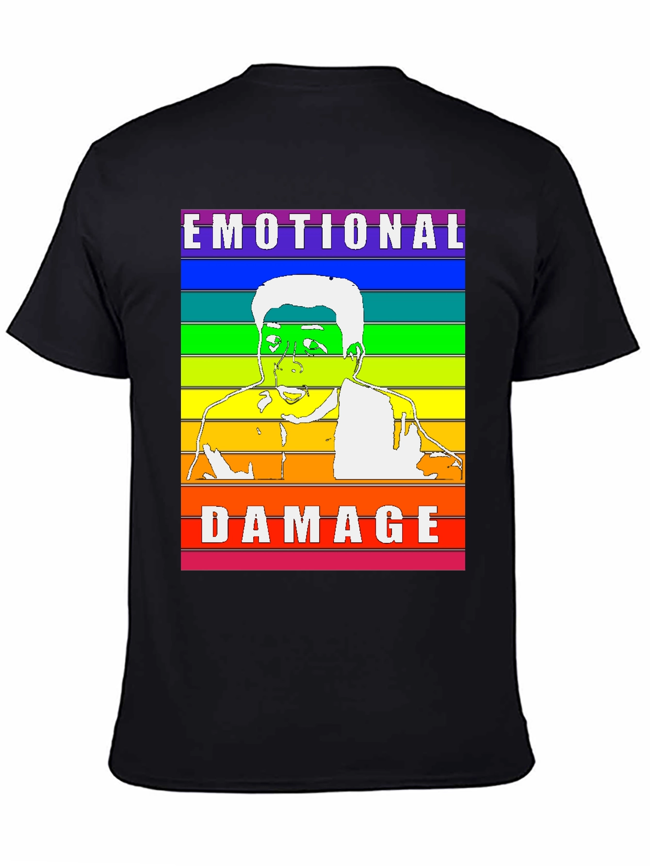 Emotional Damage Rainbow T-Shirt Funny Meme Gift