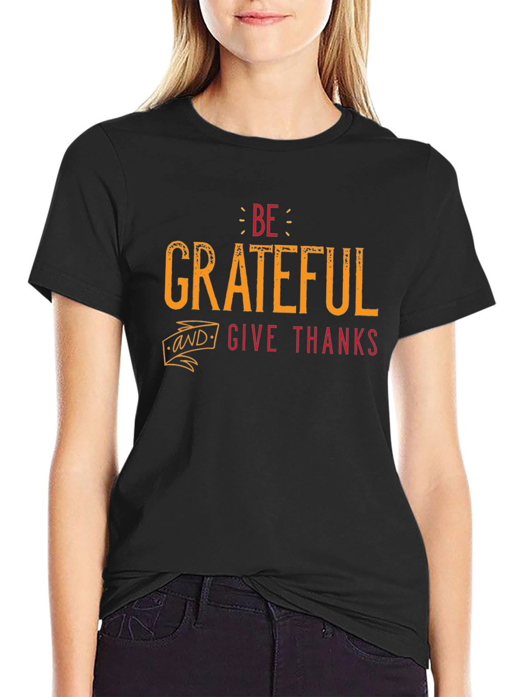 Be Grateful Graphic Tee - Thanksgiving Holiday Shirt