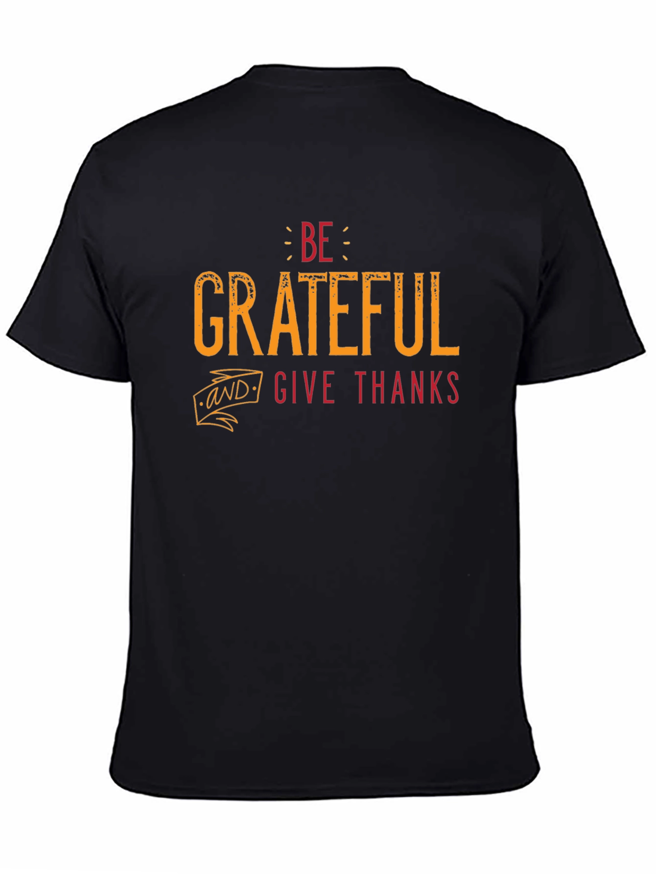 Be Grateful Graphic Tee - Thanksgiving Holiday Shirt