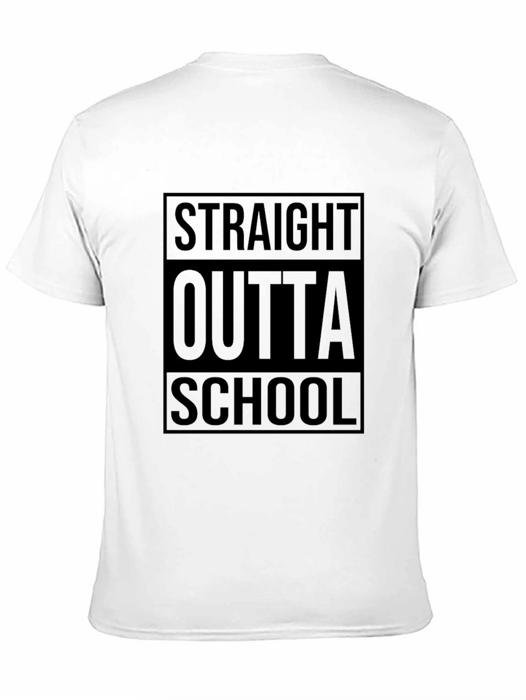 Straight Outta School Black T-Shirt