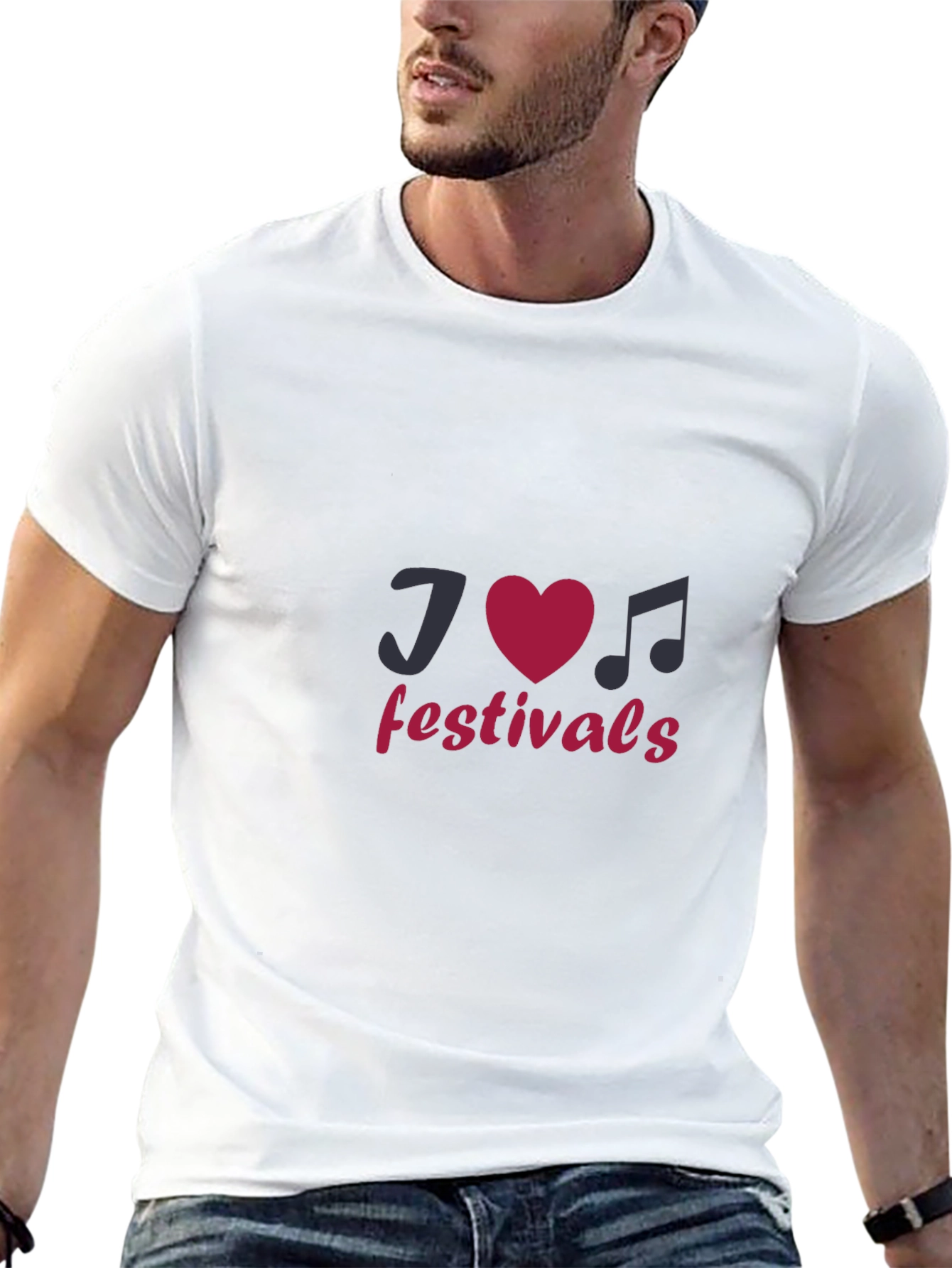 Jazz Festivals Graphic Black T-Shirt
